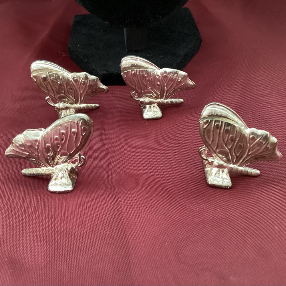 Silver Butterfly Napkin Weights